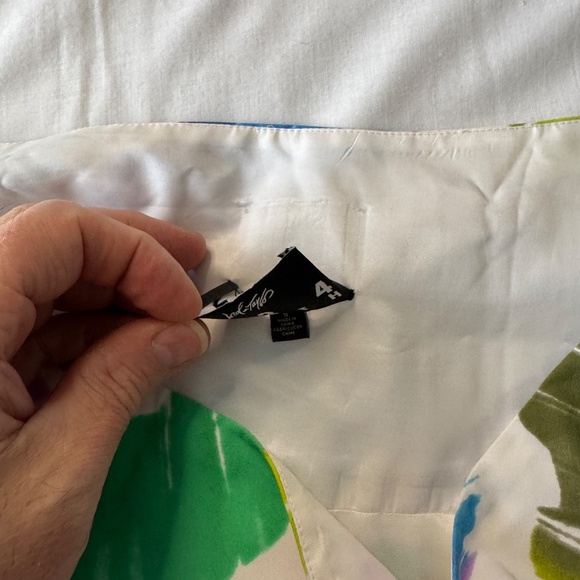 Lord & Taylor 424 Fifth Women's 8 Accordion Pleated Rainbow Skirt Festival Artsy - Picture 7 of 14